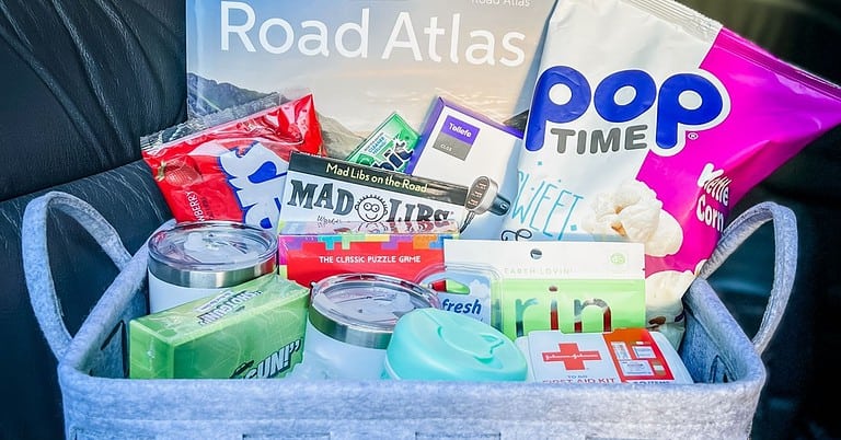 Useful Road Trip Gifts And Basket Ideas For Travelers