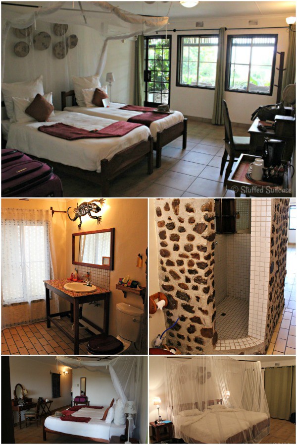 Our Room at The Garden Lodge in Kasane, Botswana Africa near Chobe National Park StuffedSuitcase.com