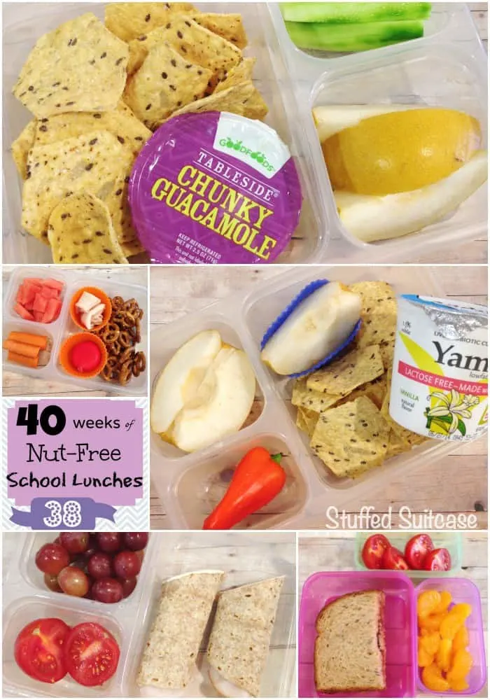 Kids School Lunches Nut-Free Week 38 of 40 StuffedSuitcase.com