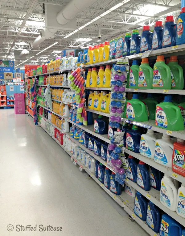 walmart laundry detergent aisle