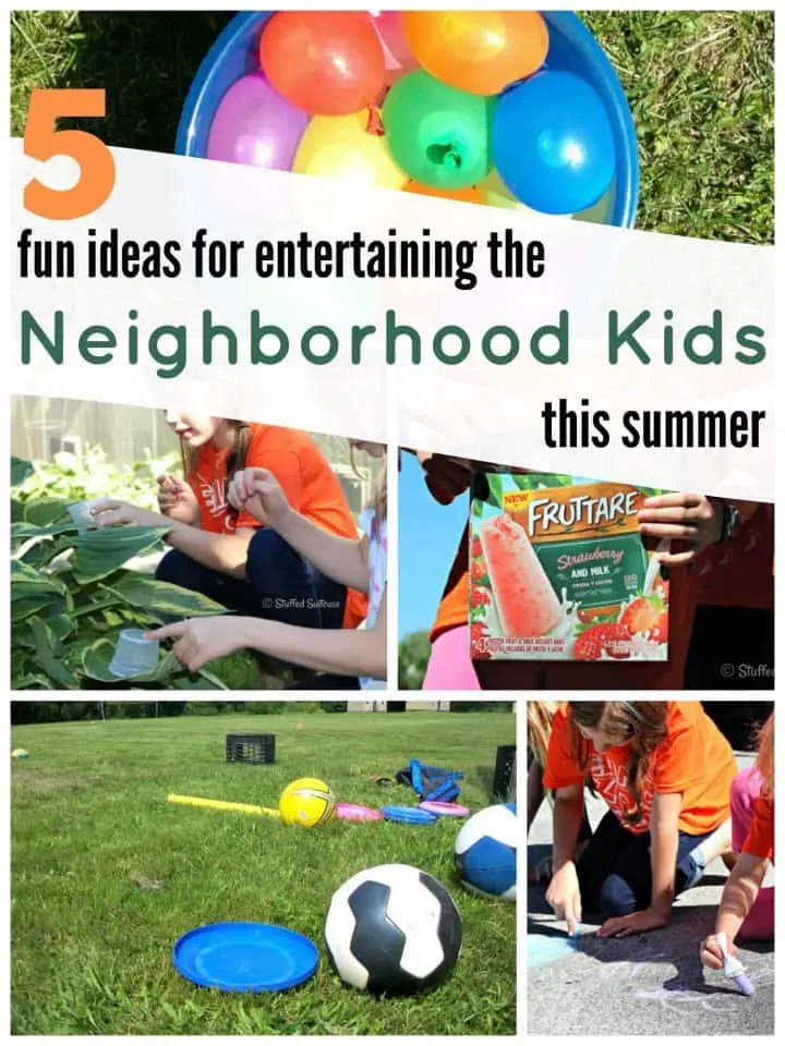 5 fun ideas for entertaining the neighborhood kids this summer StuffedSuitcase.com