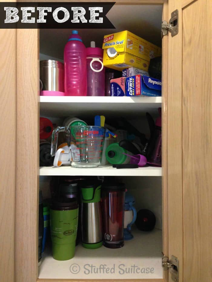 Corner Cupboard Organization in the Kitchen