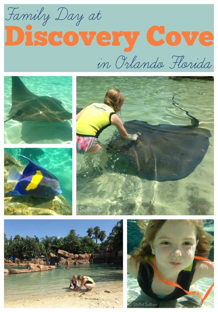 Spending a Family Day at Discovery Cove during our Orlando Florida Vacation | StuffedSuitcase.com