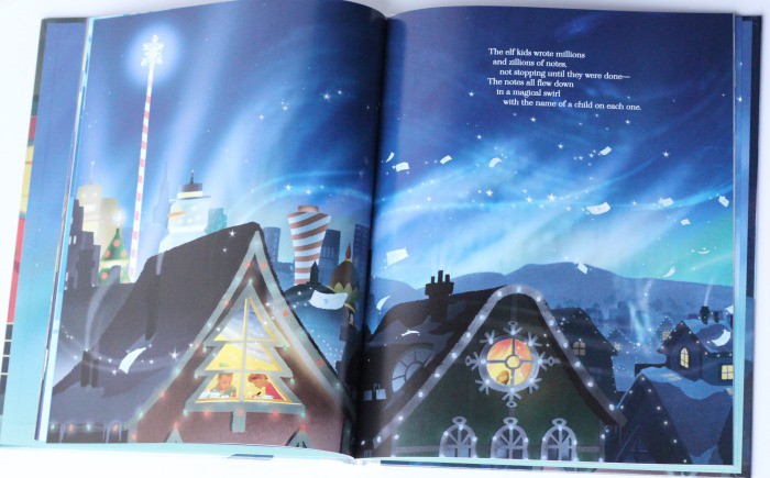 Page from Once Upon A Northpole Christmas Hallmark Book
