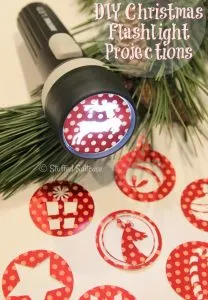 Have a bit of fun this Christmas and create these DIY Flashlight Projection crafts for your kids to play around with. Great for late nights waiting for Santa! StuffedSuitcase.com