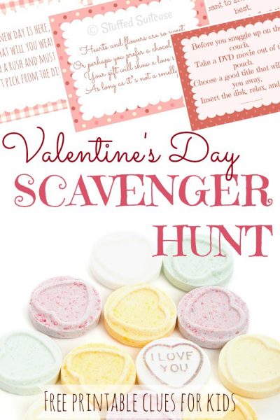 Valentines Scavenger Hunt for Kids & Fun Gift Ideas