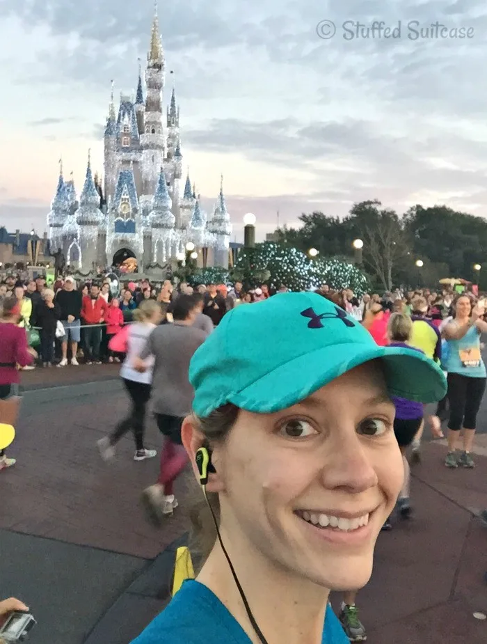 Running through the Magic Kingdom at Walt Disney World for Marathon and Dopey Challenge