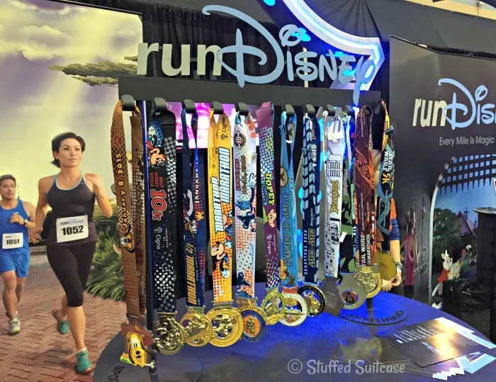 Walt Disney World runDisney race medals StuffedSuitcase.com