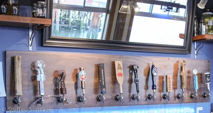 12 beers on tap at Baked Alaska