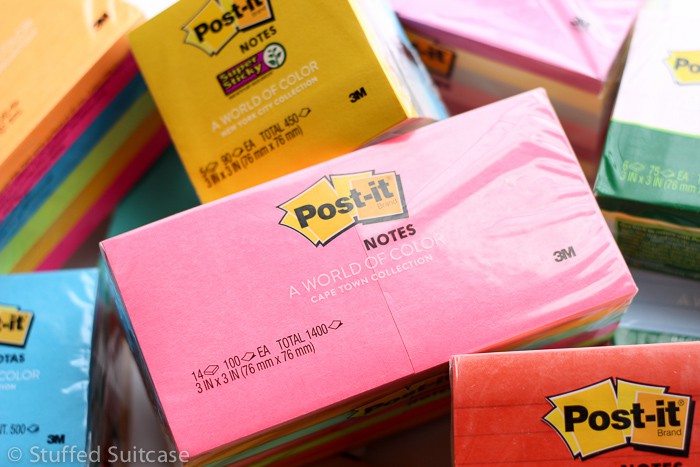 Post-it Brand World of Color collections