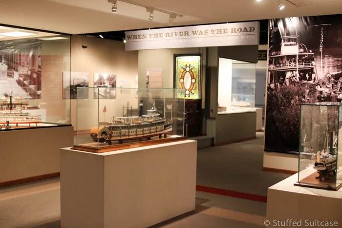 Exhibits at the Columbia River Maritime Museum in Astoria, Oregon