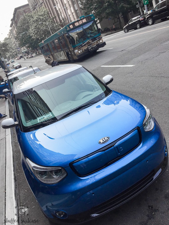 The new Kia Soul EV - all electric vehicle is one of the roomiest in it's class and is a great fit for urban professionals. They're now in the Pacific Northwest as well as California.