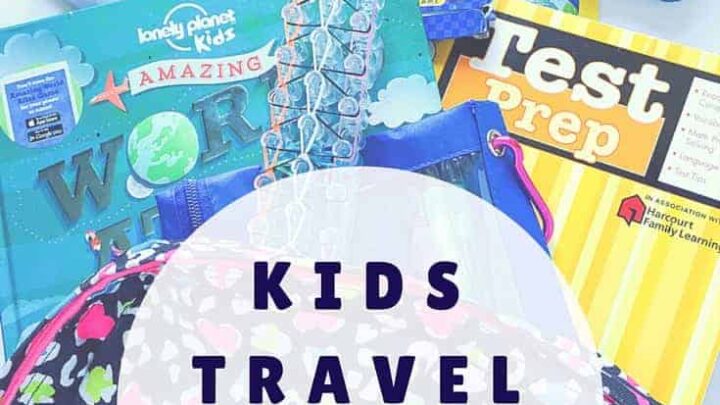 Heading out for a family vacation and looking for ideas to keep the kids busy? Here are our favorite activities to pack in the kids travel bags for road trips and plane rides.