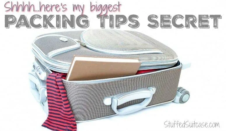 My biggest packing tips secret - using a packing list!