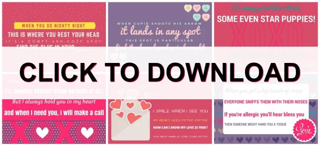 Valentines Scavenger Hunt | Valentines Day | treasure hunt | valentines gift ideas | valentine printable