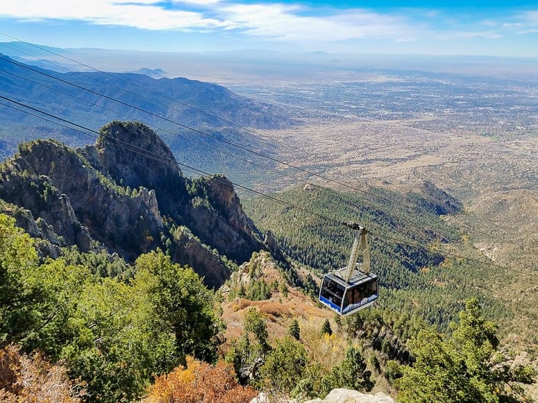 things to do in albuquerque - Sandia Peak Tramway