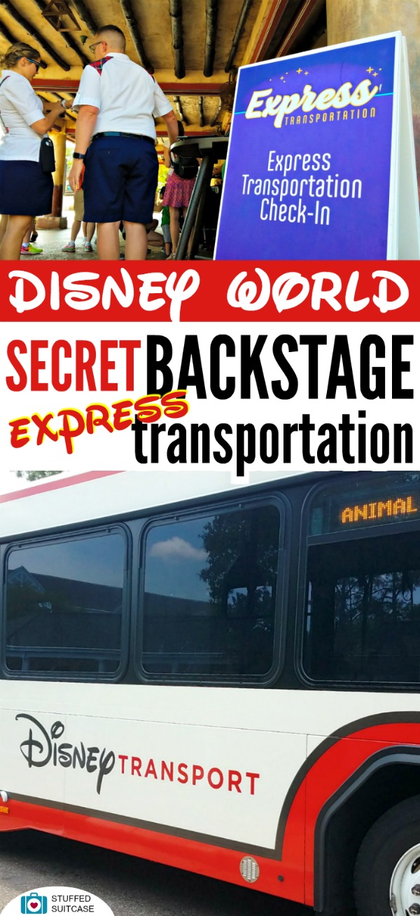 Looking for Disney secrets? How about skipping the lines to enter when park hopping and going backstage to transfer between parks? Use the brand new Express Transportation service at WDW!