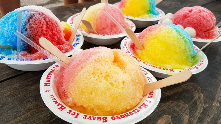 Getting shaved ice at Matsumotos in Hale'iwa is definitely a must do when traveling to Oahu