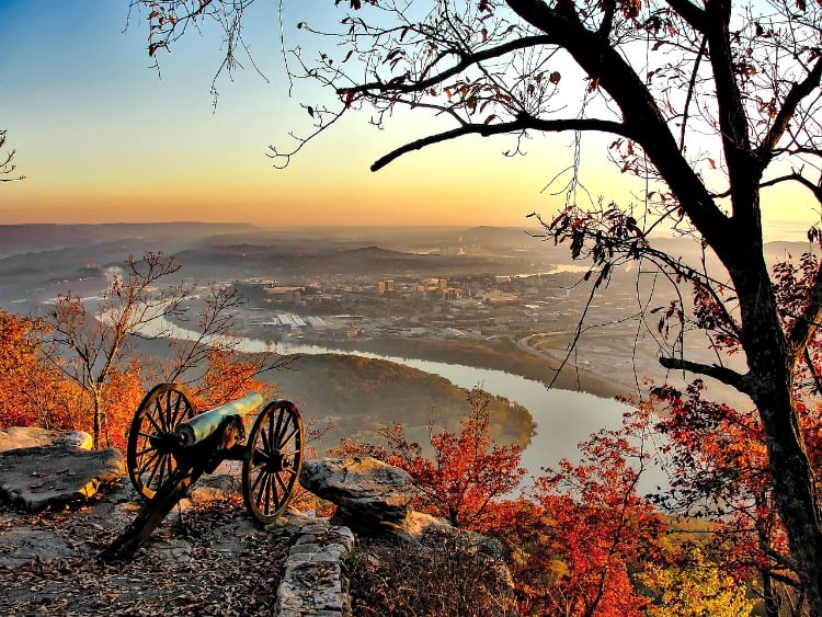 chatanooga overlook of river