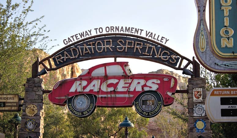 radiator springs fastpass return line