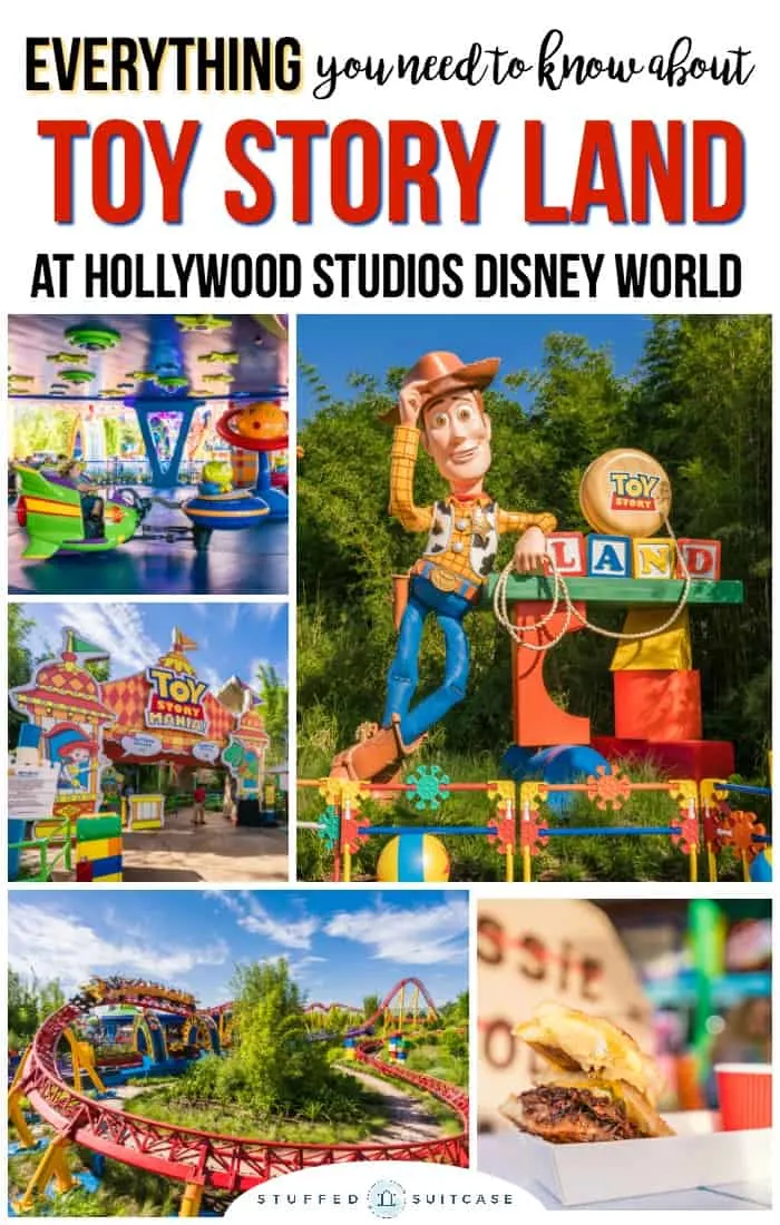 Toy Story Land in Disney World tips for rides, food, fastpass, and games in Hollywood Studios new land.