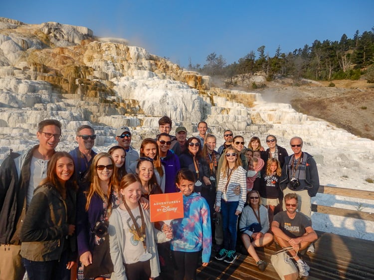 adventures by disney tour group in yellowstone