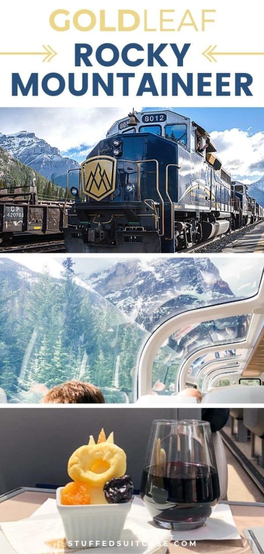 gold leaf service on rocky mountaineer