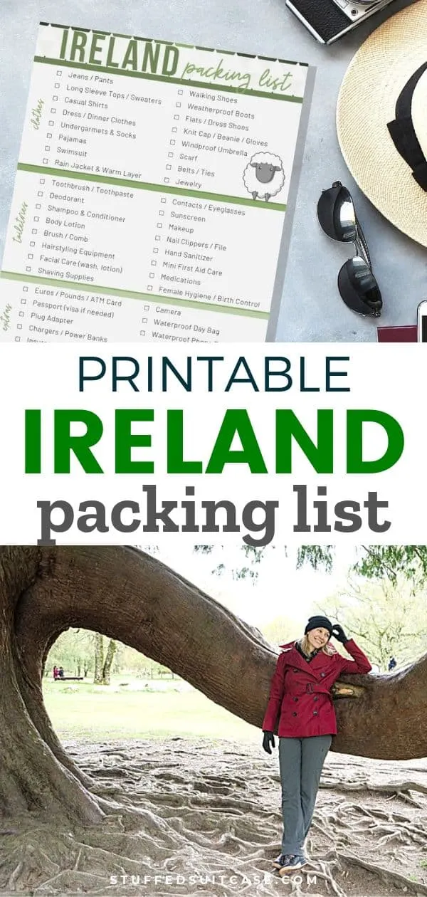 Printable Ireland Packing List of the Essentials You Need to Pack [PDF]