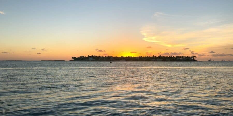 sunset in key west Florida