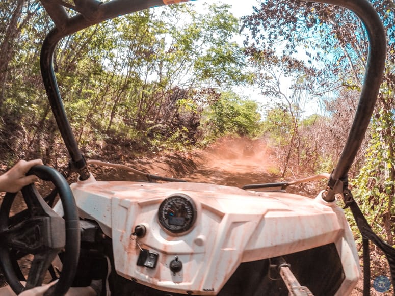 mud buggy at yaaman adventure park in ocho rios jamaica