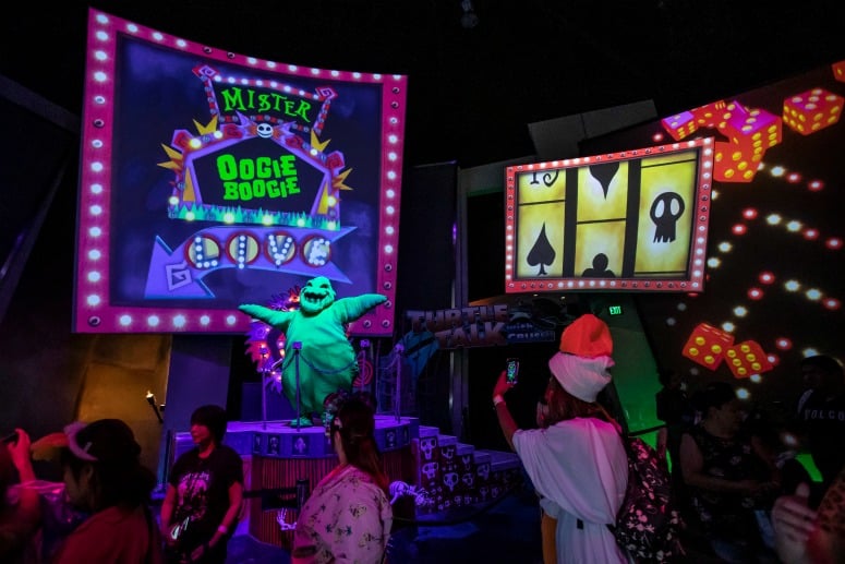  oogie boogie treat trail fête d'halloween à disneyland 