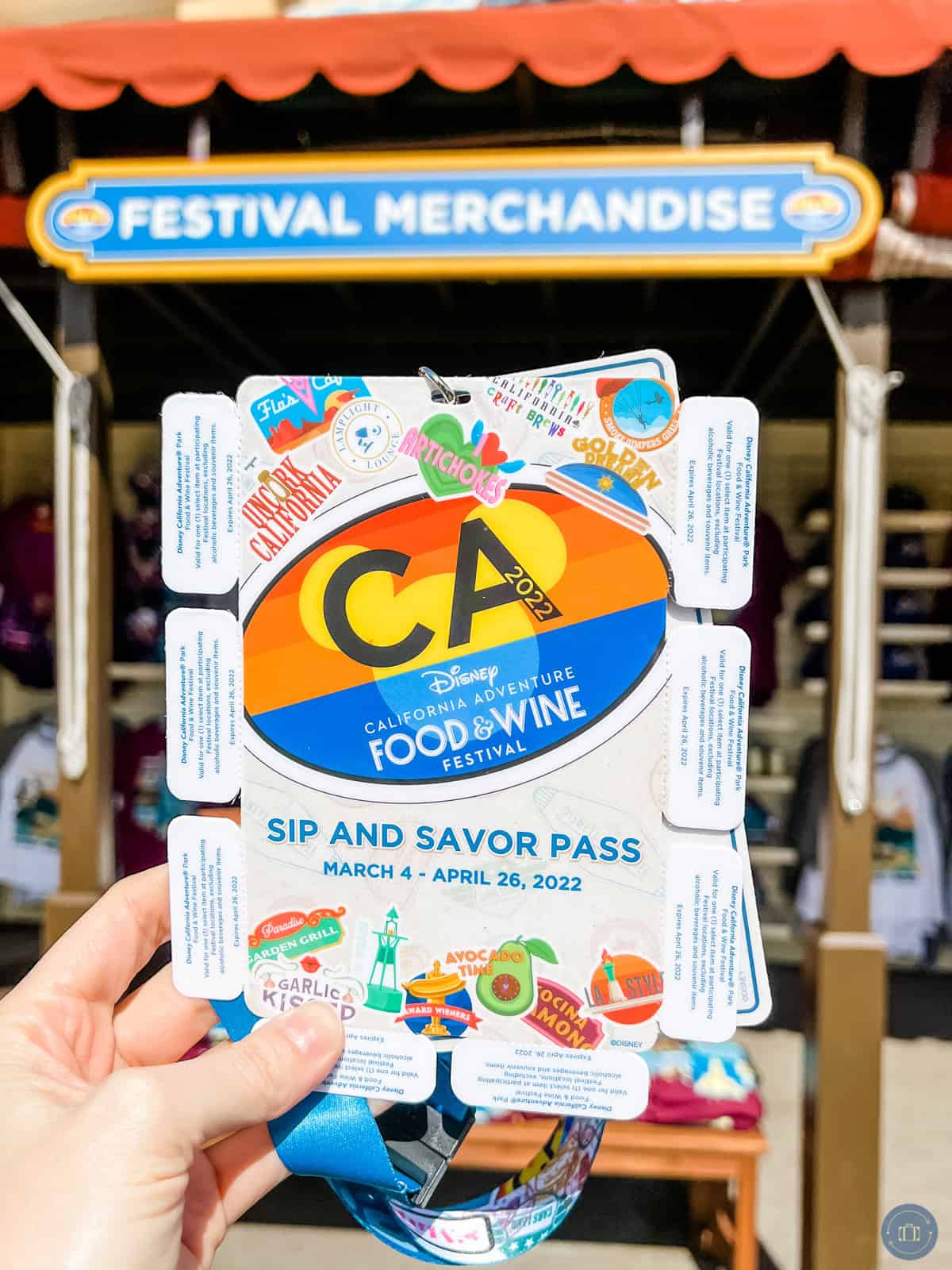 2022 sip and savor pass at disneyland