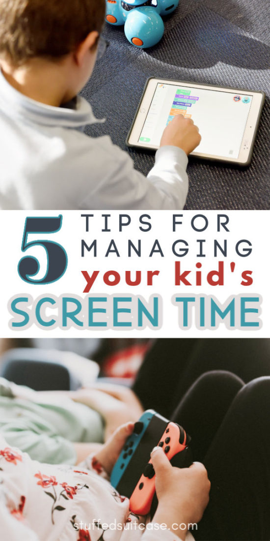 screen time management tips