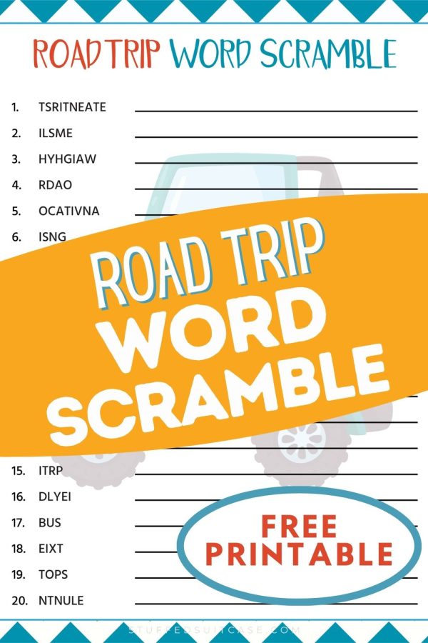 Printable Road Trip Games for Kids - License Plates, Bingo, I Spy...