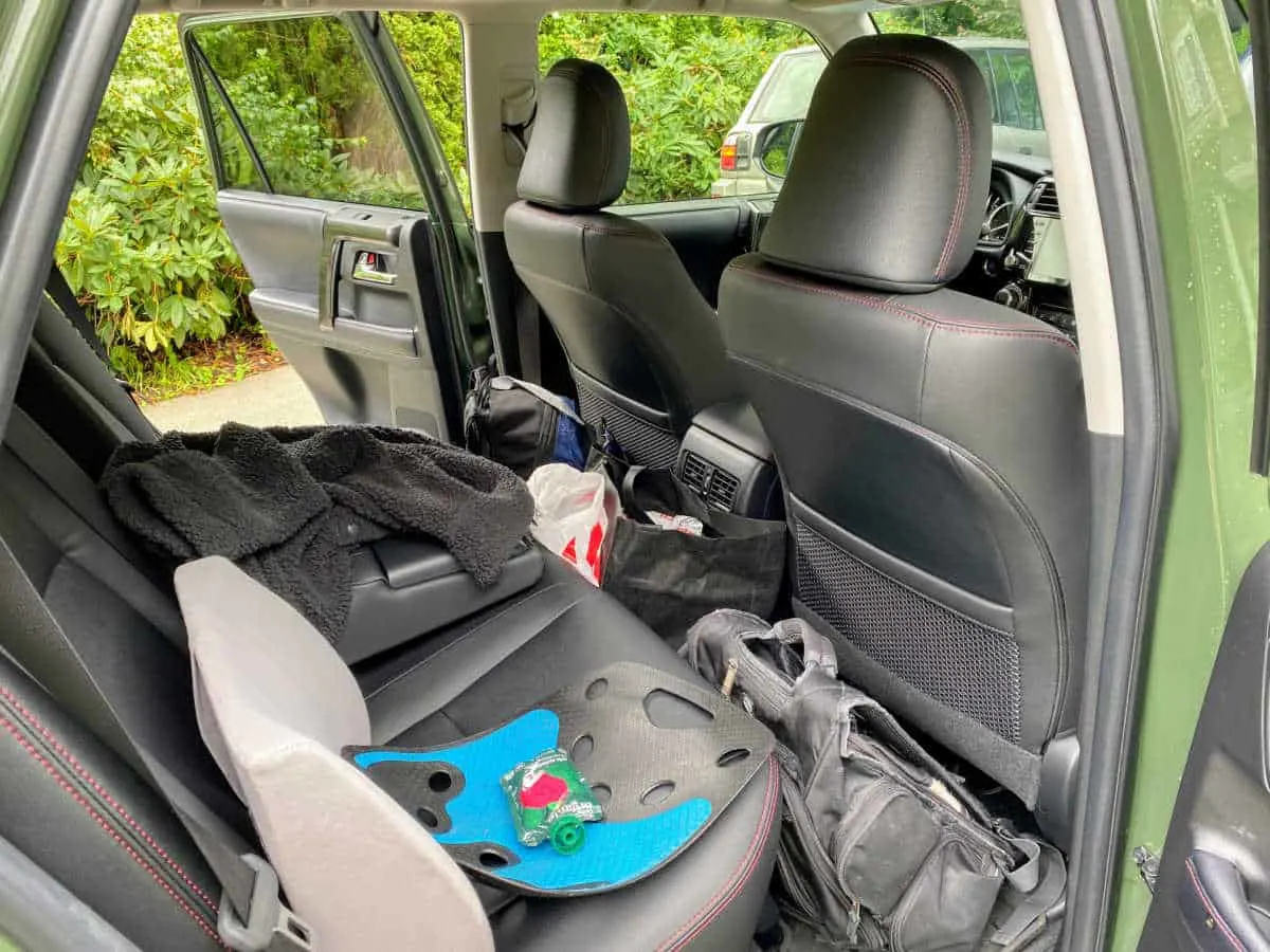 back seat space in toyota 4runner