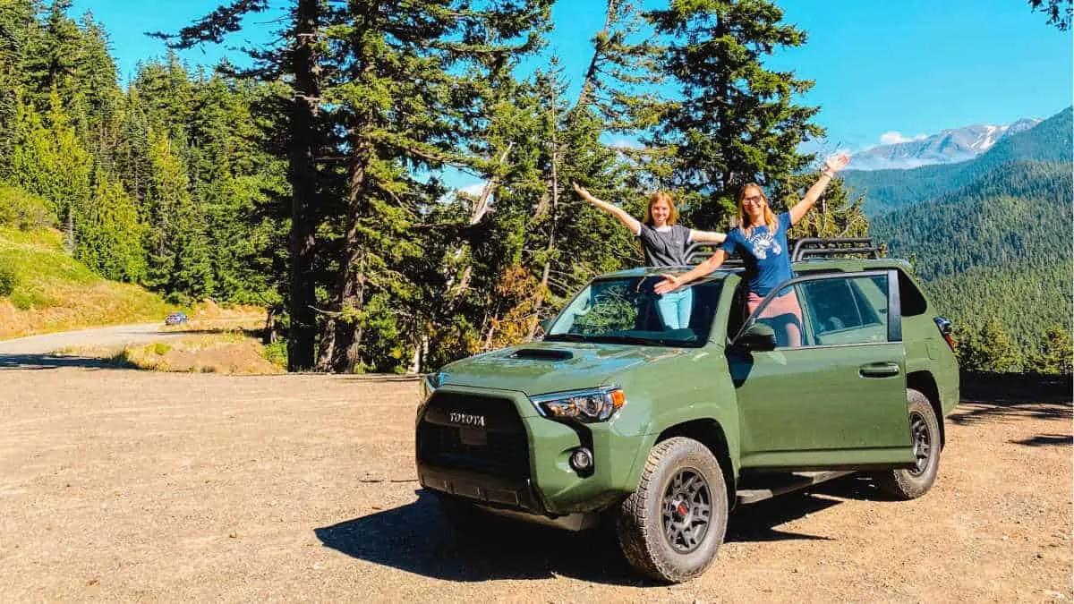 toyoto 4runner at olympic national park