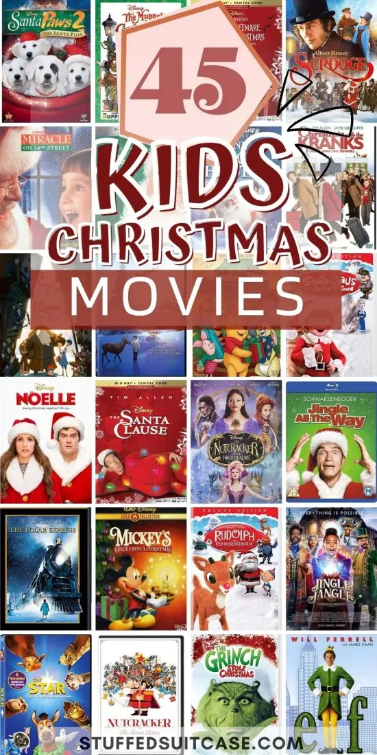 christmas movies for kids collage