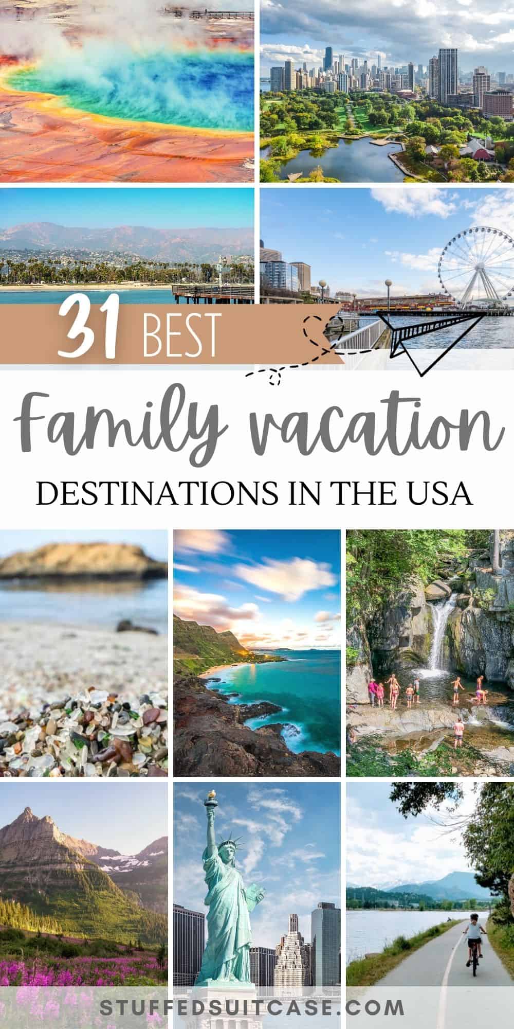 best family vacation spots in the us