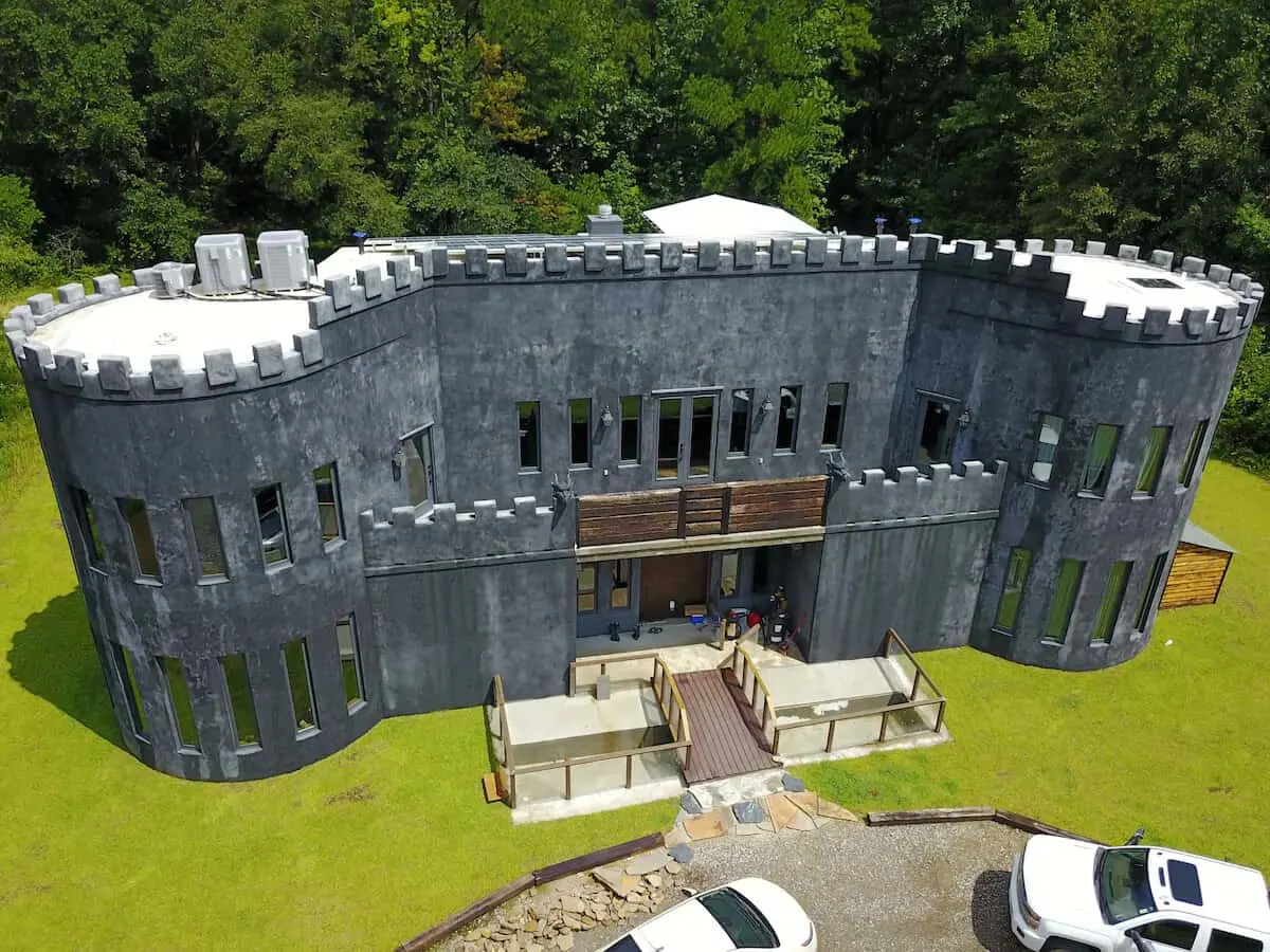 covington castle rental on airbnb