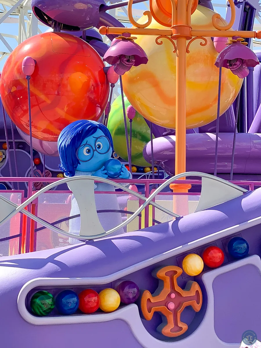 sadness inside out disney character at touch of disney event