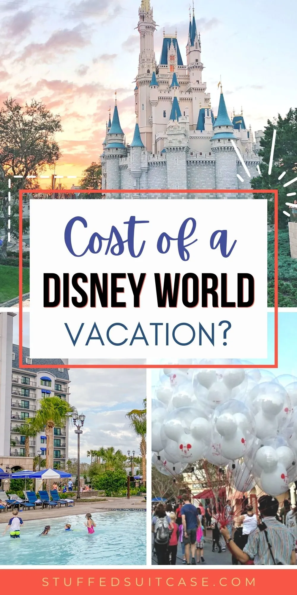 photo collage cost of a disney world vacation