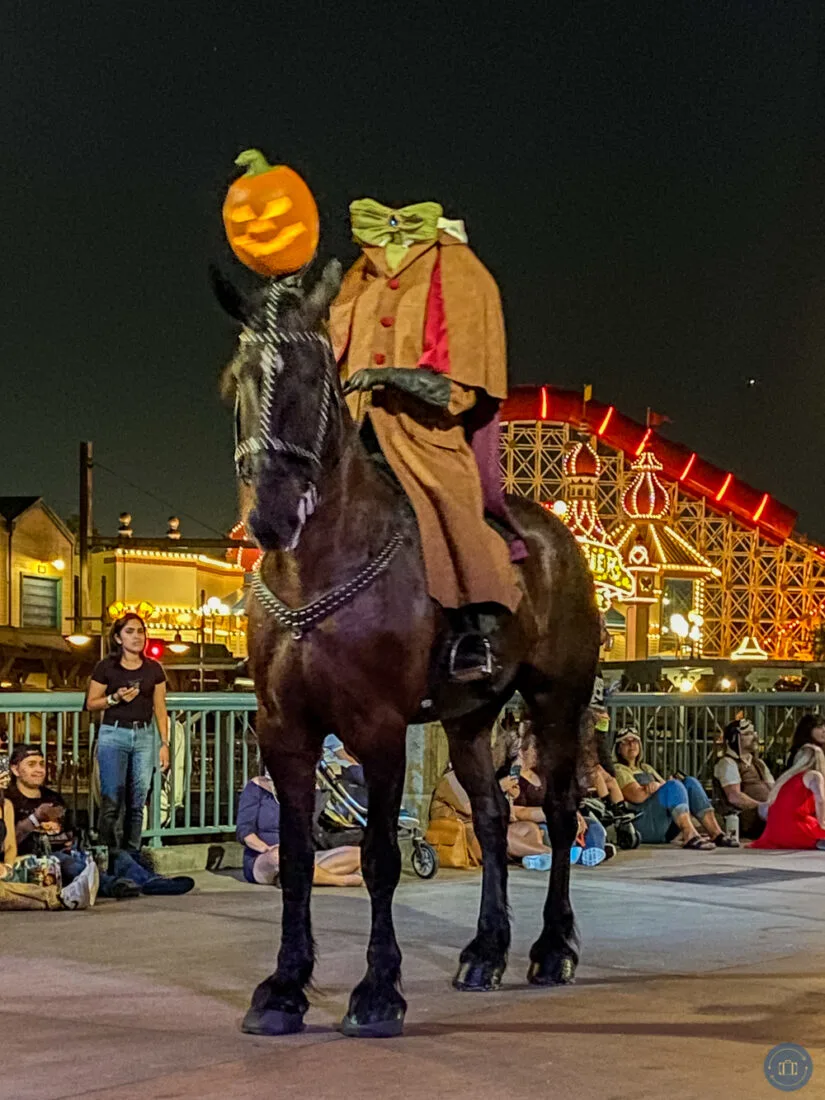 headless horseman at disneyland frightfully fun halloween parade