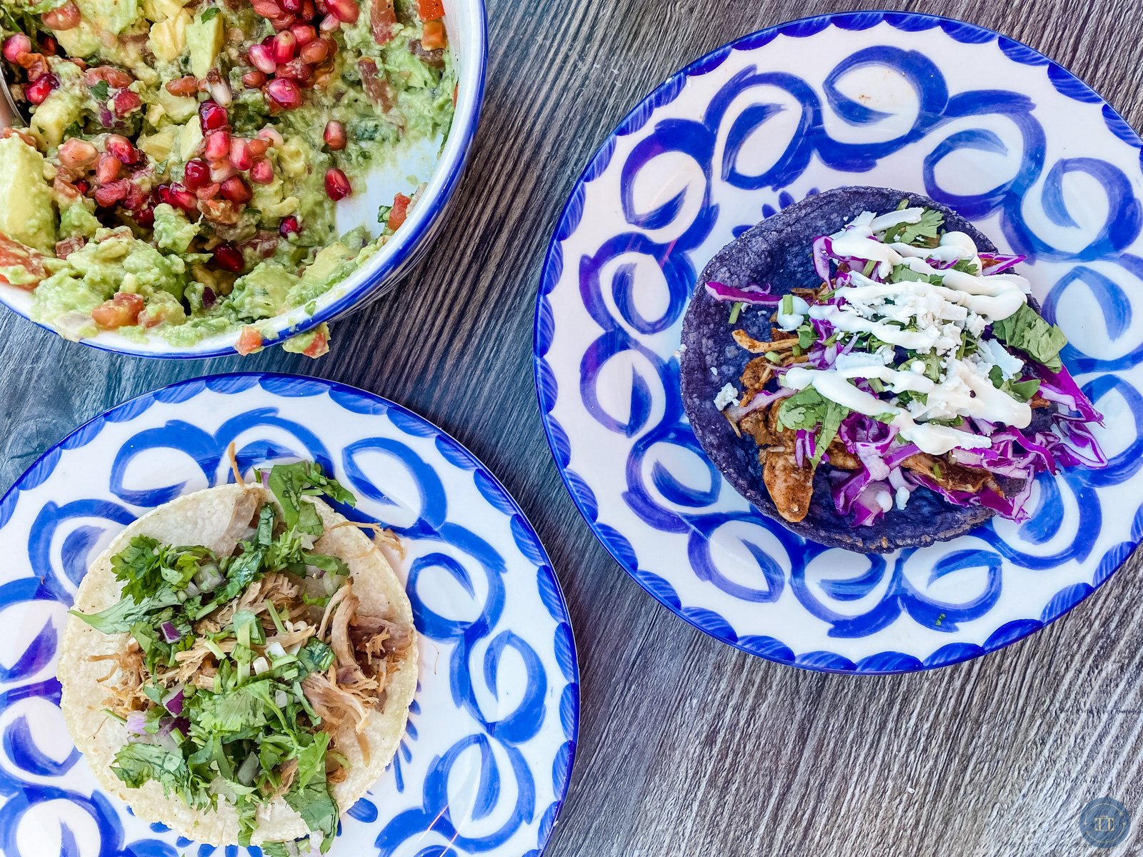 tacos and guacamole on table at barrio queen in tempe marketplace