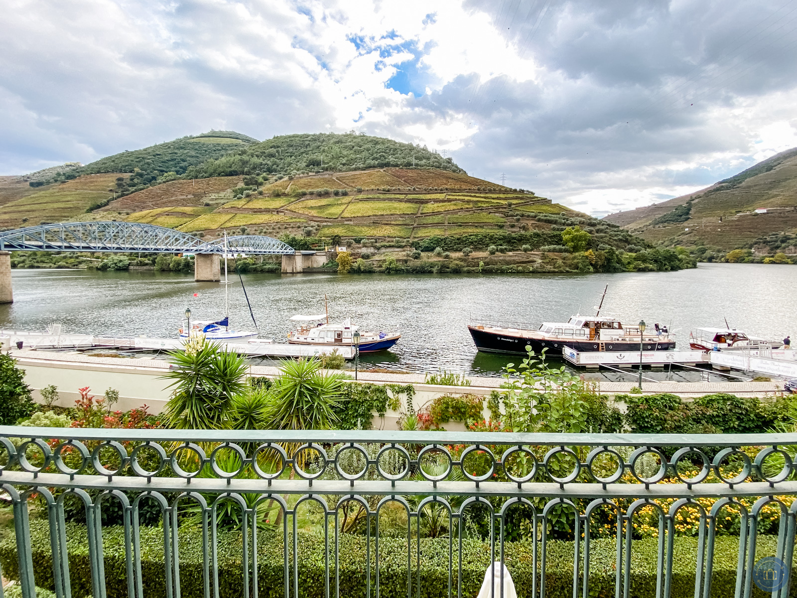 douro river view from hotel balcony