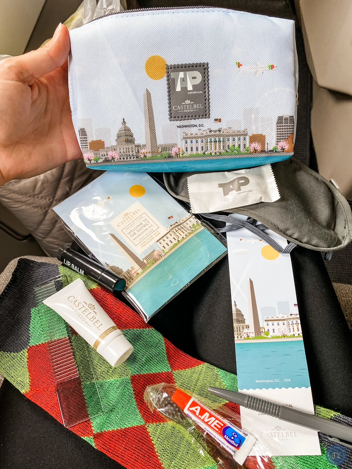 contents of tap airlines amenity kit