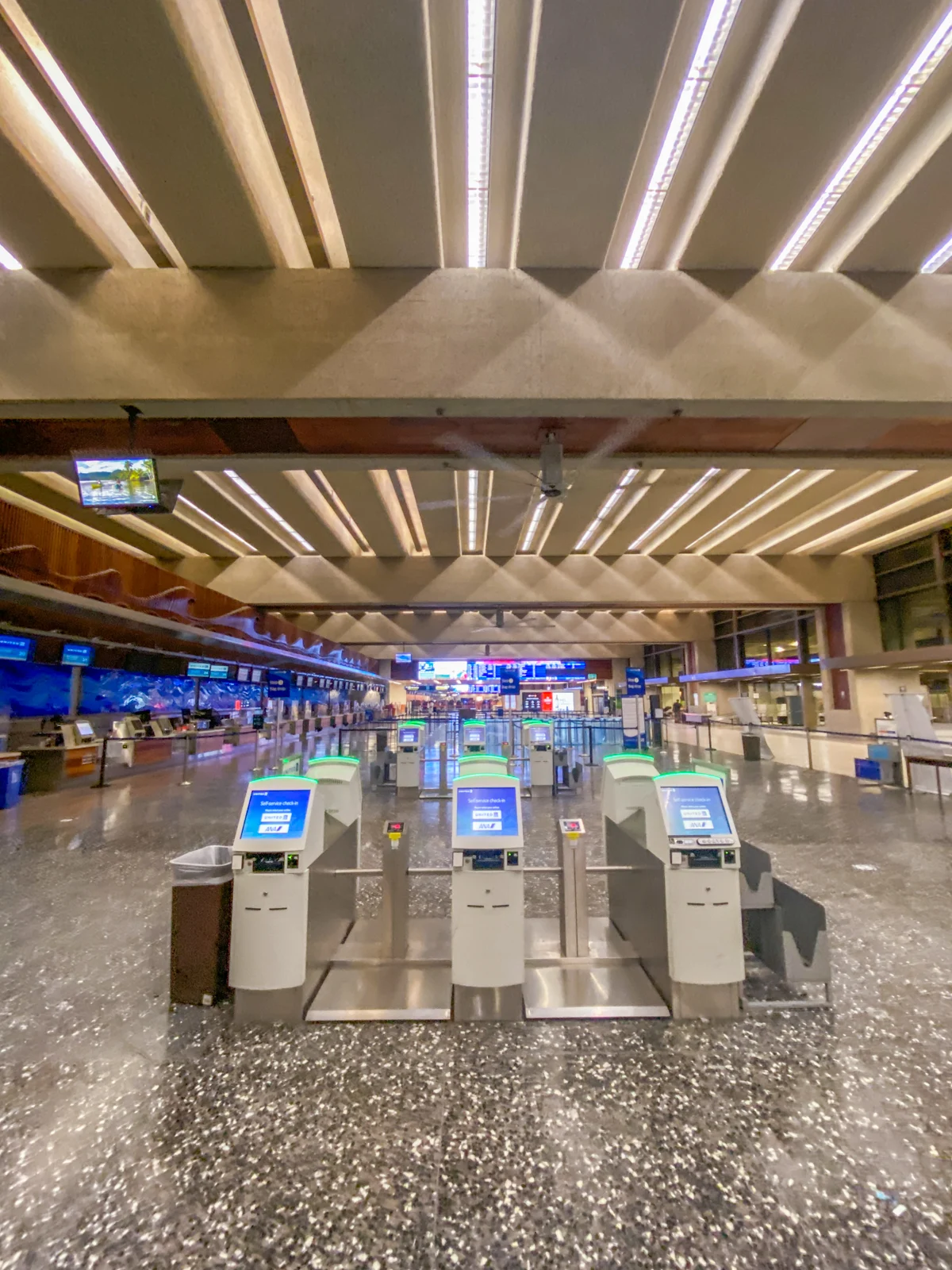 check in kiosks at airport