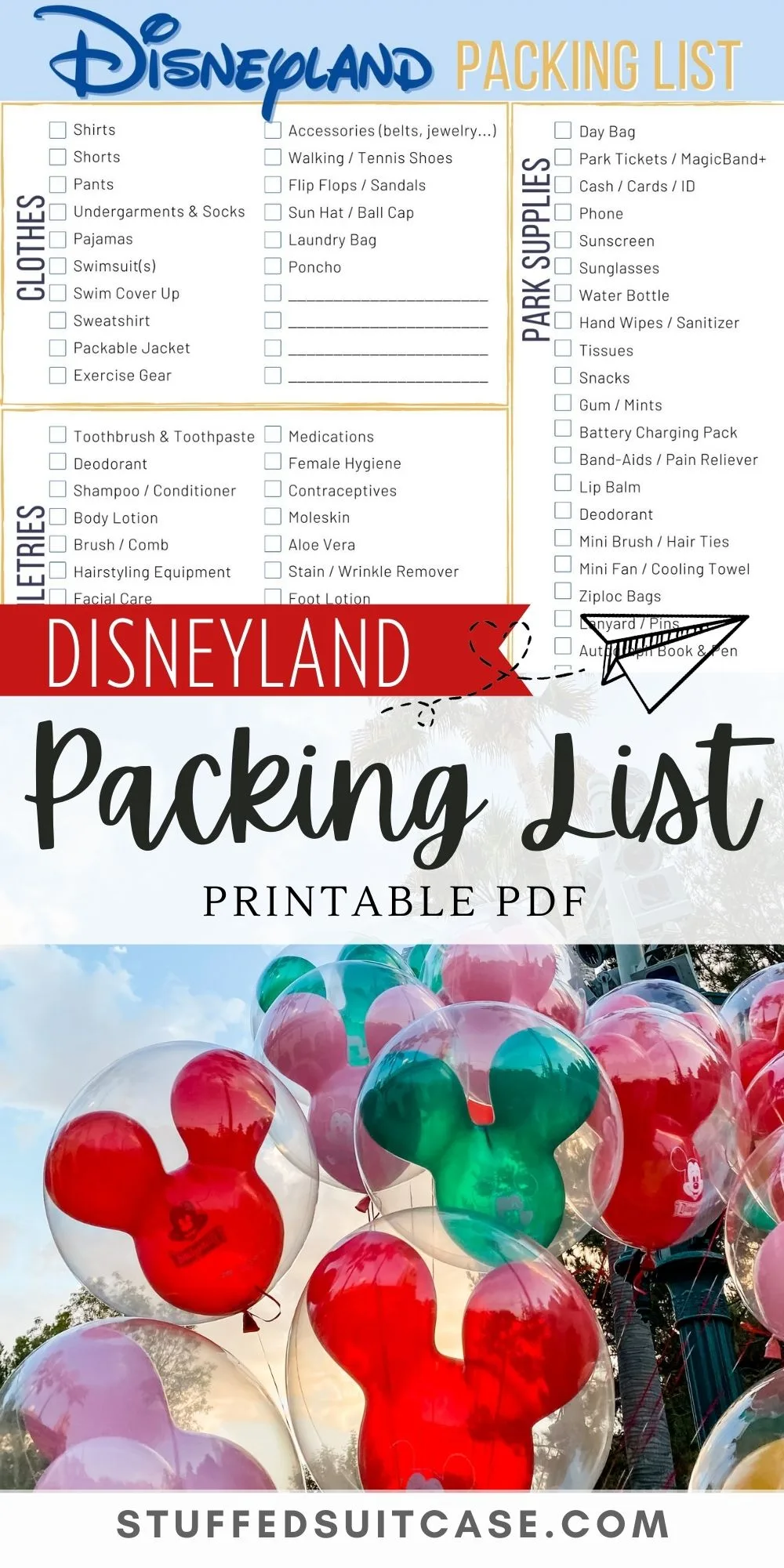 Packing for Disneyland…