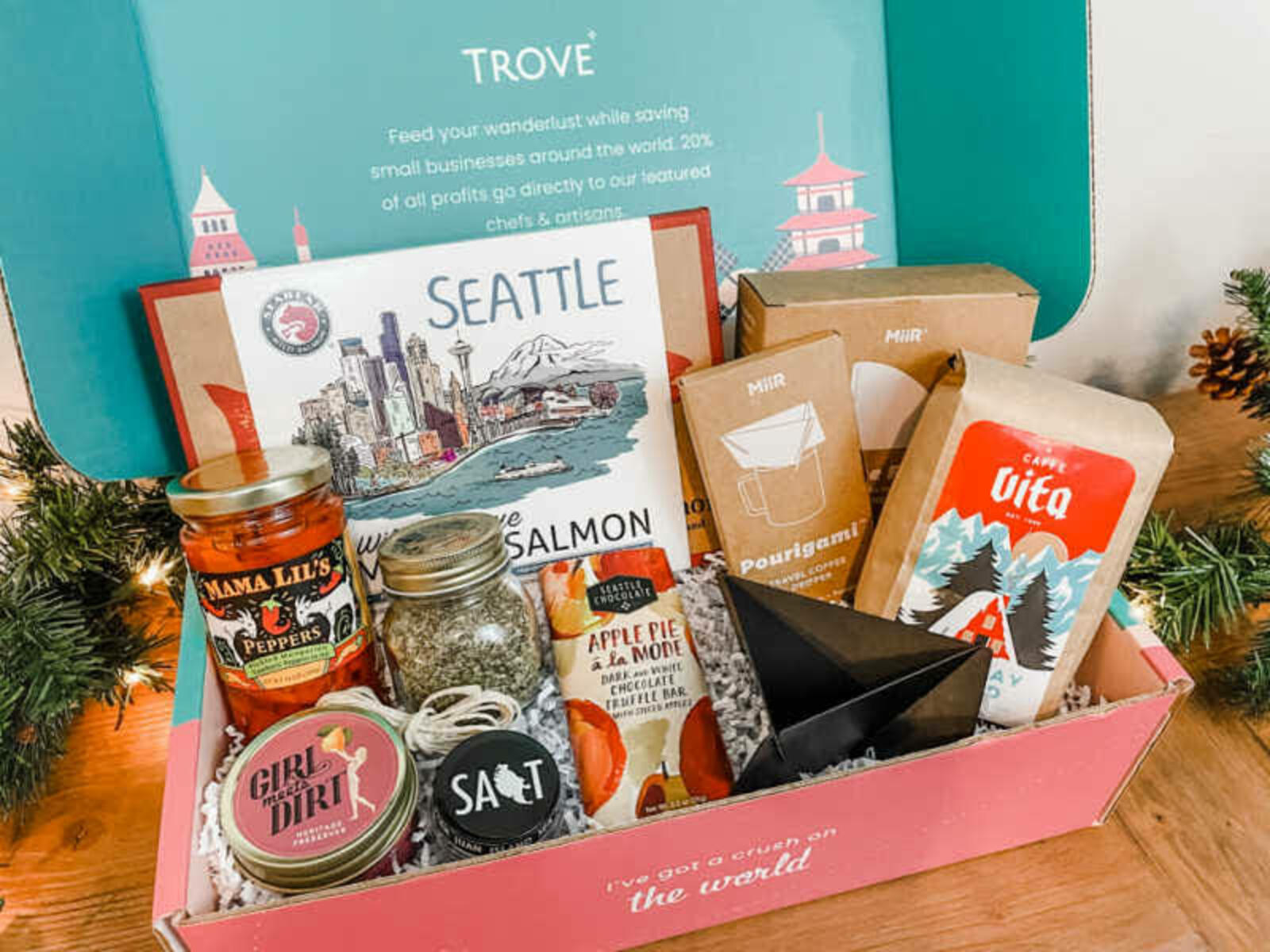 seattle themed trove travel subscription box gift