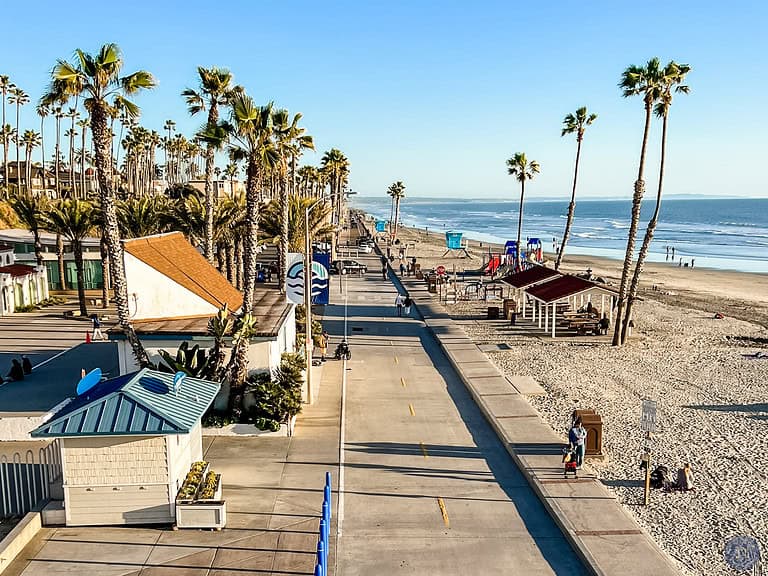 beachfront of oceanside california