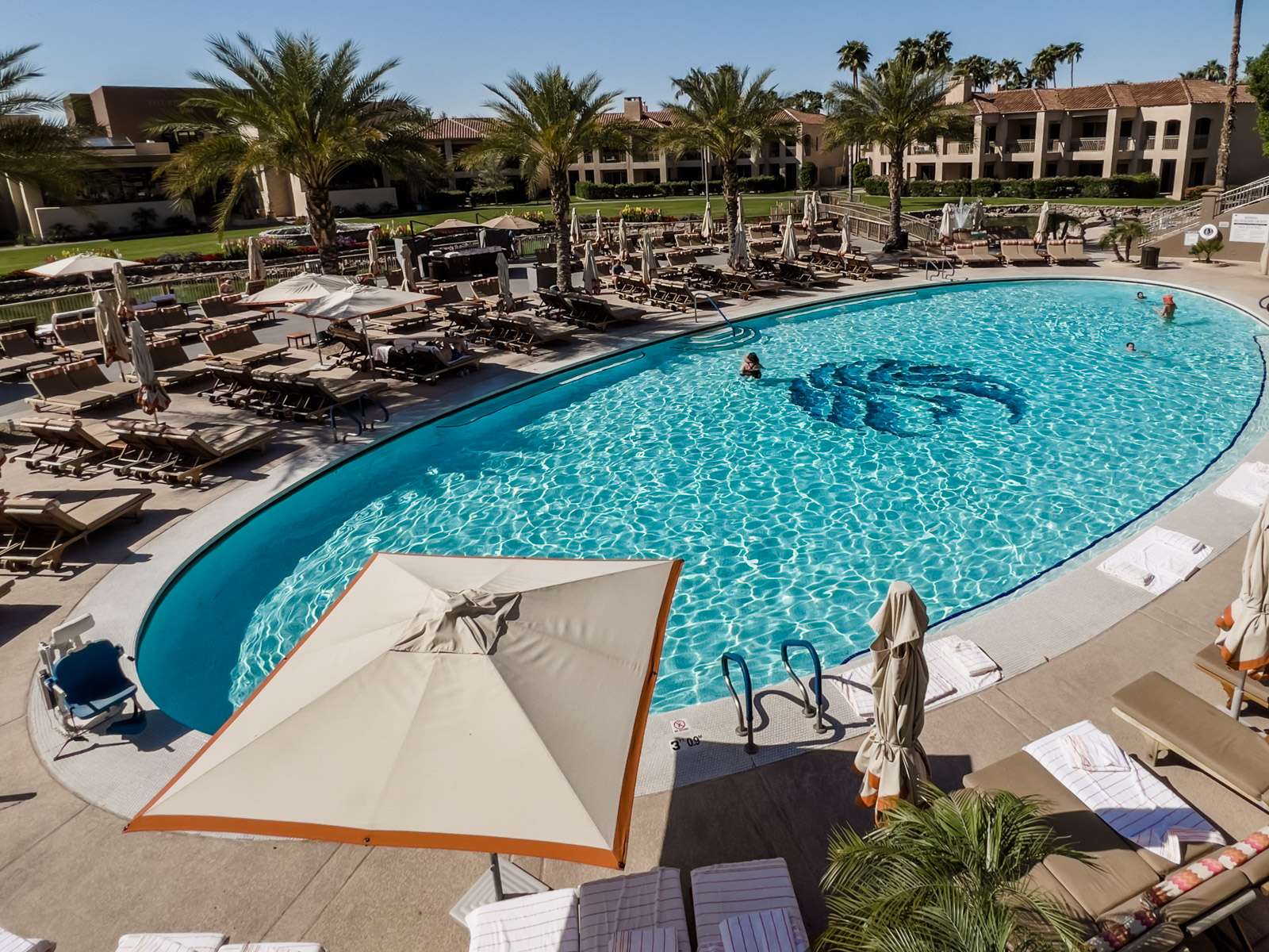 pool at The Phoenician Resort in Scottsdale Arizona